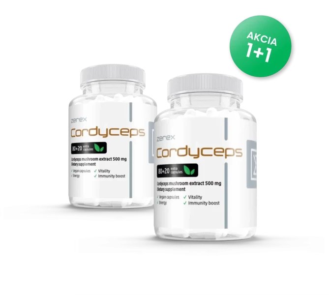 2x Zerex Cordyceps 40% 2x 100 kapsúl