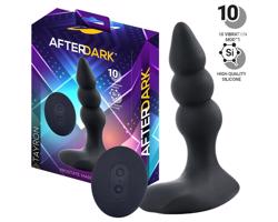 AfterDark - vibračný masážny stimulátor prostaty (čierny)