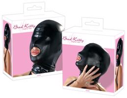 Bad Kitty - lesklá maska s otvorom na ústa (S-L)