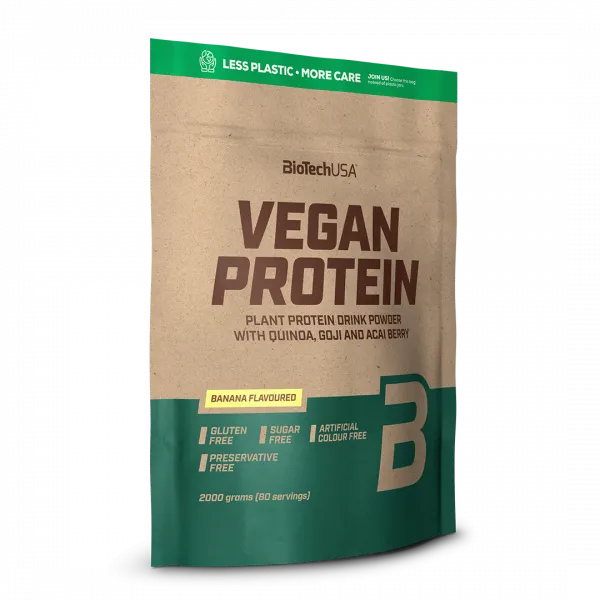 Biotech USA Vegan protein banán 2000 g