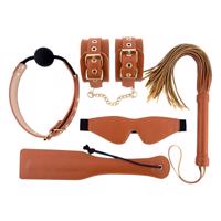 Blaze Elite - BDSM Set - 5 Pieces (Cognac)