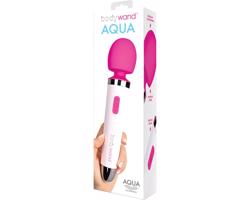 Bodywand Aqua Wand - vodeodolný masážny vibrátor (bielo-ružový)