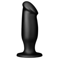 BUTTR AH-1 - prísavkový análny dildo (čierny)