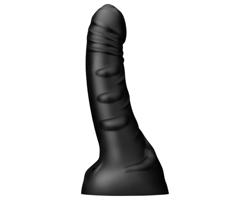 BUTTR Black Hawk - realistické análne dildo (čierne)