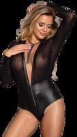 Čierne body Sexy Lady, XS–S