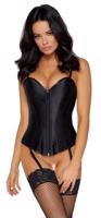 Cottelli Matt Satin Corset 2611465 Black L