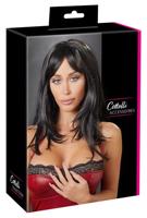 Cottelli Wig Long Black -dlhá, čierna parochňa