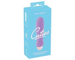 Cuties Mini Purple - akumulátorový silikónový vibrátor (fialový)