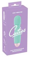 Cuties Mini Wand - nabíjací, mini masážny vibrátor (zelený)