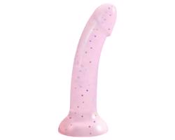 Dildolls Starlight - prísavkový, hviezdny dildo (ružový)