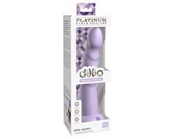 Dillio Slim Seven - stimulujúci prísavkový dildo (20 cm) - fialový