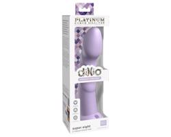 Dillio Super Eight - Prísavkový silikónový dildo (21 cm) - fialový