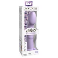 Dillio Super Eight - silikónové dildo s prísavkou (21 cm) - fialové