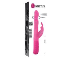 Dorcel Baby Rabbit 2.0 - nabíjateľný vibrátor s ramienkom na klitoris (ružový)