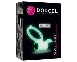 Dorcel - fosforeskujúci vibračný erekčný krúžok (biely)