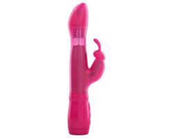 Dorcel Furious Rabbit - vibrátor s klitorálnym ramenom (ružový)