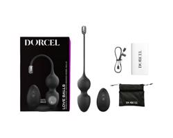 Dorcel Love Balls - magnetické guličky pre potešenie (čierne)