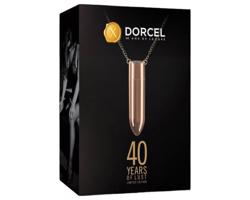 Dorcel - nabíjateľný, vodotesný vibrátor na krk (rúžové zlato)