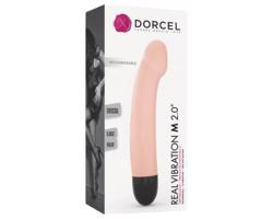 Dorcel Real Vibration M 2.0 - nabíjací vibrátor (prírodný)