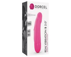 Dorcel Real Vibration S 2.0 - nabíjateľný vibrátor (ružový)