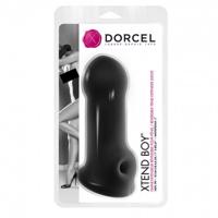 Dorcel Xtend Boy - silikónový návlek na penis (čierny)