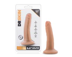 Dr. Skin 5,5 - realistický prísavný dildo - prírodný (14 cm)