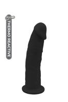 Dreamtoys Real Love - realistické dvojvrstvové dildo reagujúce na teplo (čierne)