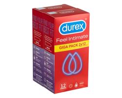 Durex Feel Intimate - tenkostenné kondómy balenie (2x12ks)