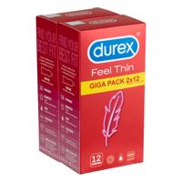 Durex Feel Thin - balenie kondómov s pocitom života (2x12ks)