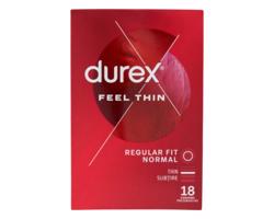 Durex Feel Thin - prirodzený pocit kondóm (18 ks)