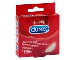 Durex Feel Thin - realistický pocit kondóm (3ks)