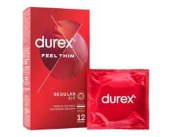 Durex Feel Thin - tenké kondómy pre prirodzený pocit (12 ks)