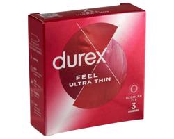 Durex Feel Ultra Thin - extra tenký pre realistický pocit (3ks)