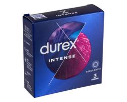 Durex Intense - vrúbkovaný a bodkovaný kondóm (3 ks) -