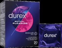 Durex Mutual Pleasure – vrúbkované kondómy (20 ks)