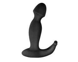 Easytoys Pounding Pete - vibrujúci masér pre prostatu (čierny)