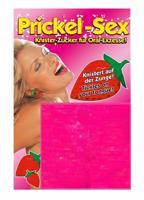 Erotic Entertaiment Prickel Sex - chrumkavé cukríky s jahodovou príchuťou (25g)