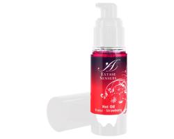 Extase Sensuel - zohrievací masážny olej - jahoda (30 ml)