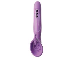 Fantasy For Her - Vibrating Clitoral Suction Toy (Purple)