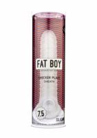 Fat Boy Checker Box - návlek na penis (19 cm) - mliečne biely