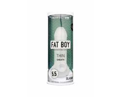 Fat Boy Thin - návlek na penis (15 cm) - mliečna biela