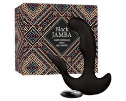 FEELZTOYS Black Jamba - rádiový, hrejivý anál kolík (čierny)