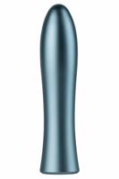 FemmeFunn Bougie - eloxovaný hliníkový vibrátor s prémiovou tyčinkou (strieborný)