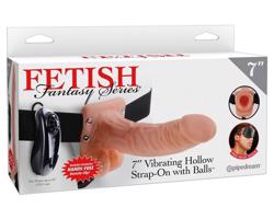 Fetish Strap-on 7 - pripínací vibrátor (prírodný)