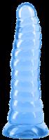 Gélové dildo s prísavkou Fantasia Nymph (19 cm), modré