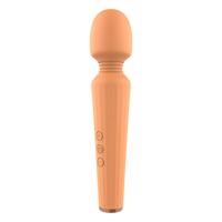 Glam - Rechargeable Massaging Vibrator (Orange)