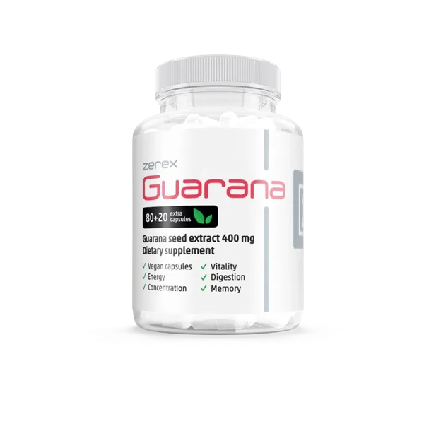 Guarana 1600 mg 80 + 20 kapsúl