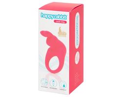 Happyrabbit Cock - vibračný krúžok na penis nabíjateľný (ružový)