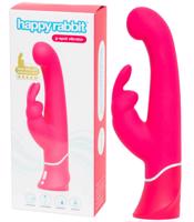 Happyrabbit G-bod - vodotesný, dobíjací vibrátor s tyčinkou (ružový)