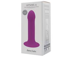 Hitsens 6 - tvarovateľný dildo s prísavkou a žaluďom (fialové)